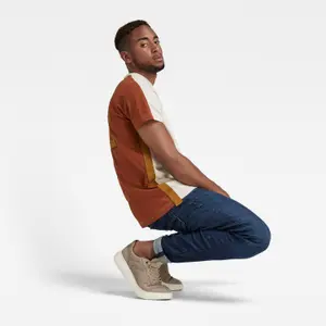 Weites T-Shirt G-Star Colorblock image-3