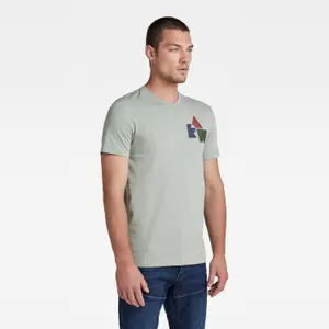 Slim-fit grafisch borst T-shirt G-Star image-3