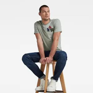 Slim-fit grafisch borst T-shirt G-Star image-4