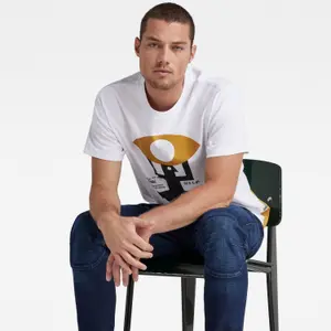 T-Shirt G-Star Canoe Colorblock image-4