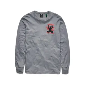 Sweatshirt manches longues G-Star Back Graphic image-0