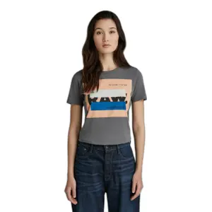 T-shirt longue slim femme G-Star Raw. Cvrd image-0