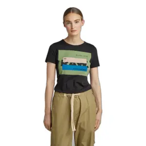 T-shirt longue slim femme G-Star Raw. Cvrd image-0