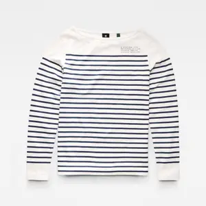 T-shirt met grafische strepen voor dames G-Star Boat Top image-0