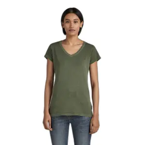 Női slim fit V-nyakú póló G-Star Eyben image-1