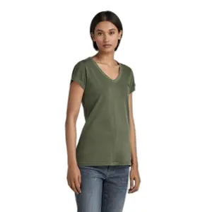 Női slim fit V-nyakú póló G-Star Eyben image-2