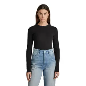 Pull slim manches longues femme G-Star Rib 2.0 image-0