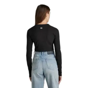 Pull slim manches longues femme G-Star Rib 2.0 image-1