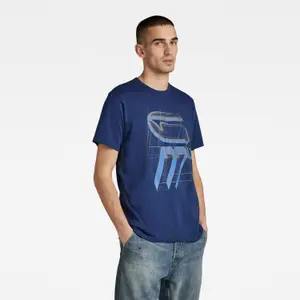 Perspectief logo T-shirt G-Star image-3