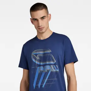 Perspectief logo T-shirt G-Star image-5