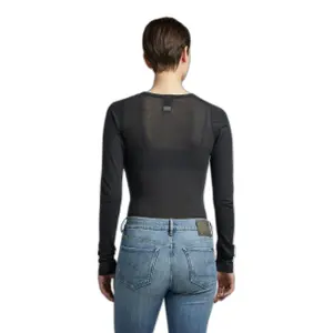 Női slim fazonú hosszú ujjú póló G-Star Henley image-2