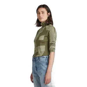 T-shirt slim femme G-Star Mock Raw Ao image-3