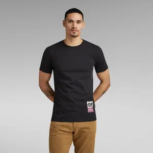 Camiseta slim fit de manga larga G-Star Back image-1