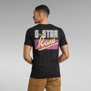 Camiseta slim fit de manga larga G-Star Back image-2