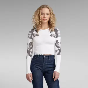 Camiseta de manga larga para mujer G-Star image-1