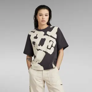 Camiseta de mujer G-Star Lookbook Print Boxy image-1