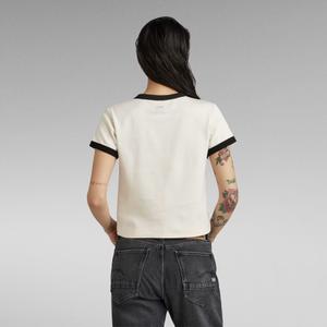 T-shirt för kvinnor G-Star Ringer Baby Brother Logo image-2