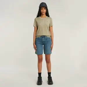 T-shirt de mulher G-Star Overdyed Front Seam R image-1