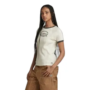 T-shirt slim-fit de mulher G-Star Army Ringer image-2