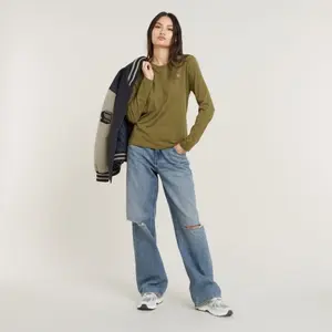 Női hosszú ujjú póló G-Star Front Seam RT image-1