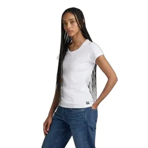 Camiseta slim de cuello pico para mujer G-Star Eyben image-1