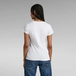 Camiseta slim de cuello pico para mujer G-Star Eyben image-2