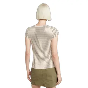 Camiseta slim de rayas para mujer G-Star Eyben image-1