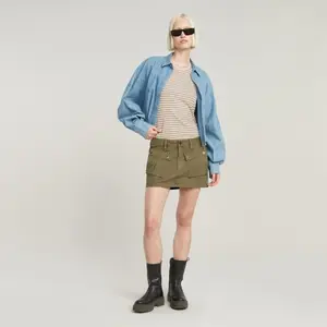 Camiseta slim de rayas para mujer G-Star Eyben image-2