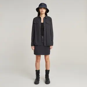 Falda de mezclilla cargo mujer G-Star image-1