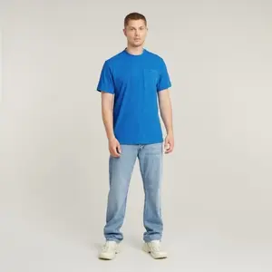 T-shirt com bolso G-Star washed image-1