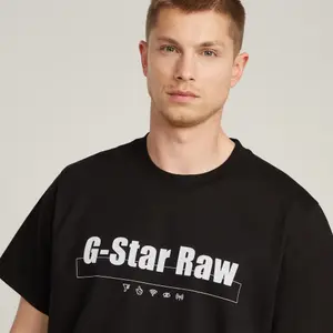 T-shirt G-Star Symbols Print Loose RT image-4