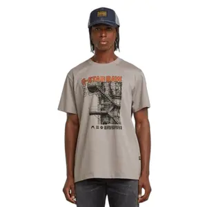 T-shirt solta G-Star Stairs Graphic image-0