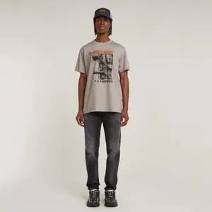 T-shirt solta G-Star Stairs Graphic image-1
