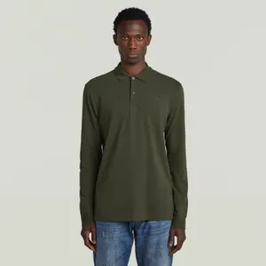 Long sleeve polo shirt G-Star Dunda Slim image-1