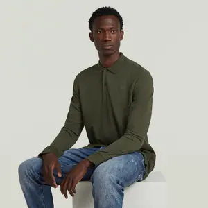 Long sleeve polo shirt G-Star Dunda Slim image-5