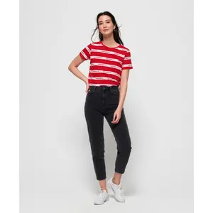Frauen-T-Shirt Superdry Stripe Text image-2