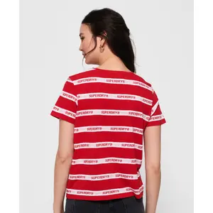 Frauen-T-Shirt Superdry Stripe Text image-4