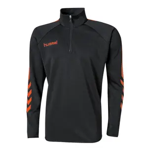 435corenor-sweatshirt-mit-1-2-reissverschluss-fur-kinder-hummel-hmlcore-schwarz-orange