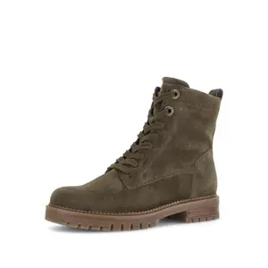 Botins com atacadores com sola em TR mulher Gabor Dreamvelour image-1