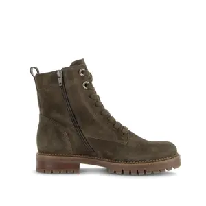Botins com atacadores com sola em TR mulher Gabor Dreamvelour image-2