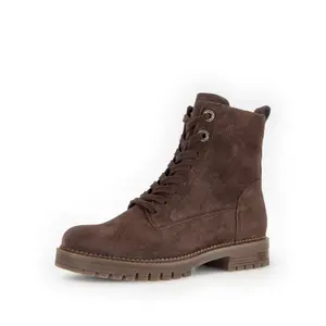 Botins com atacadores com sola em TR mulher Gabor Dreamvelour image-1