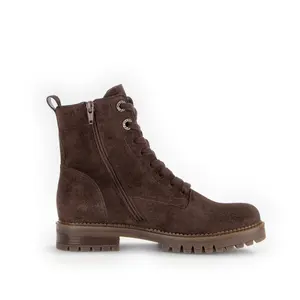 Botins com atacadores com sola em TR mulher Gabor Dreamvelour image-2