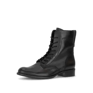 Bottines na obcasie zasznurowane damskie Gabor Foulardcalf image-1