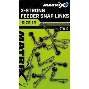 giratorios Matrix X-Strong Feeder Snap Links image-0