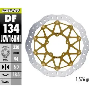 Motorcycle brake disc Galfer HONDA CBR 1000 RR R/SP 20-