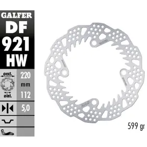 Bremseskive til motorcykel Galfer Shark SHERCO image-0