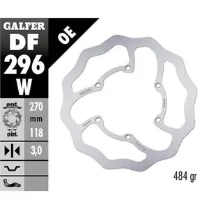 Disque de frein fixe avant Galfer Wave Tsunami YZ/YZF 250 21- image-0
