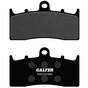 Pastilha de travão orgânica semi-metálica Galfer G1054 Fd272 image-0