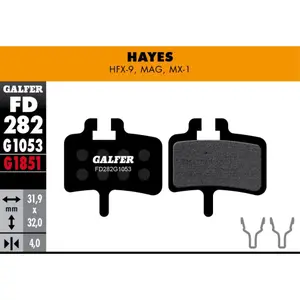 Τακάκια φρένου Galfer Hayes Hfx-9, Mag, Mx-1, Promax Mec image-0