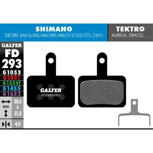 Plaquette de frein standard Galfer Shimano Deore (B03S)